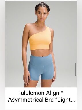 Lululemon align asymmetrical bra